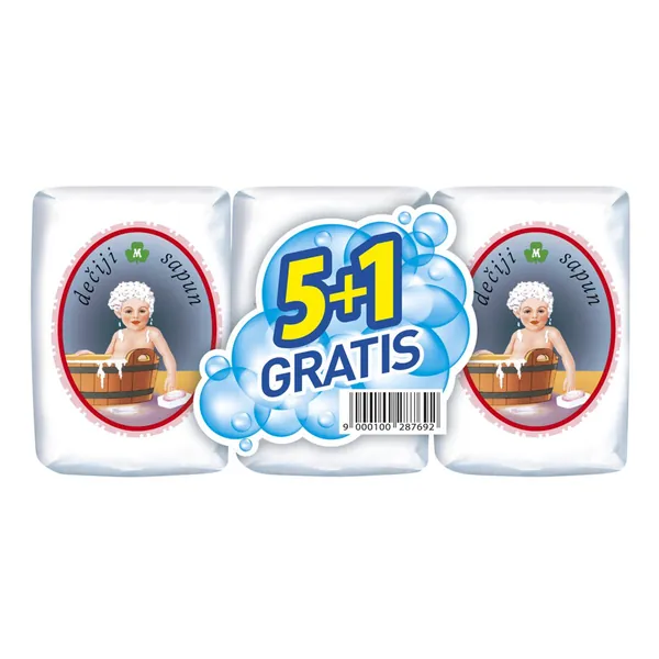 Sapun MERIMA za bebe 5+1 (6x87g)