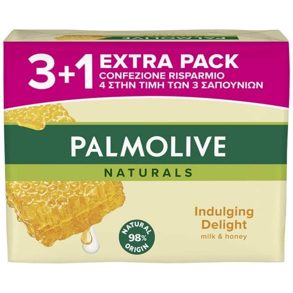 Sapun PALMOLIVE Milk&Honey 90g 3+1 gratis