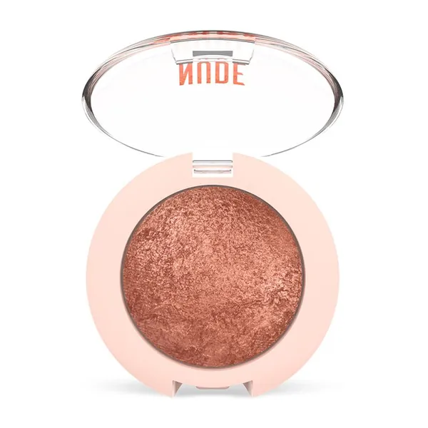 Senka za oči GOLDEN ROSE Nude look pearl baked eyeshadow 02 Rosy bronze