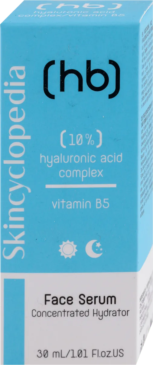 Serum za lice SKINCYCLOPEDIA- 10% hijaluronska kiselina i vitamin B5, 30 ml