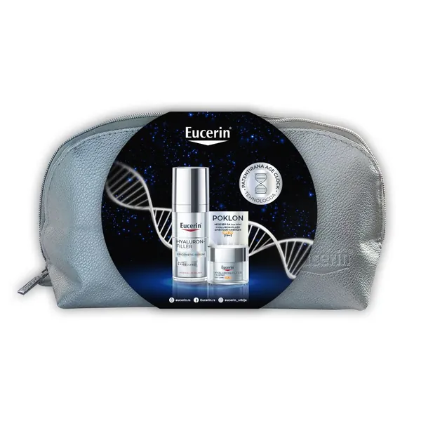 Serumi za lice EUCERIN Epigenetic + poklon Hyluron-Filler SPF 30 mini (20ml) i neseser