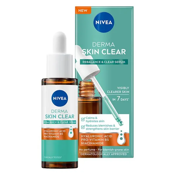 Serumi za lice NIVEA derma skin clear rebalance & clear serum 30 ml