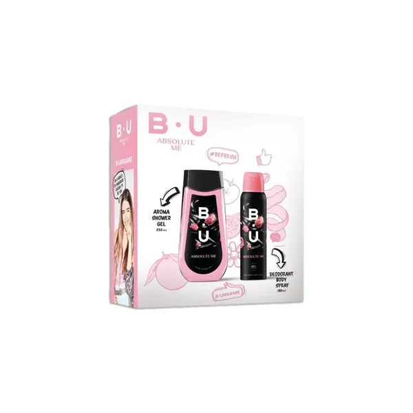 Setovi za negu tela BU Absolute me (dezodorans 150ml i gel za tuširanje 250ml)