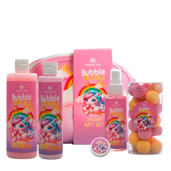 Setovi za negu tela HEDERA VITA Bubble Trouble Jednorog poklon set