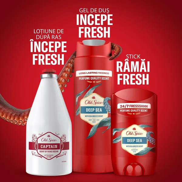 Setovi za negu tela OLD SPICE Deep sea (stik, gel za tuširanje i after shave)