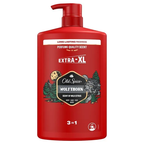 Setovi za negu tela OLD SPICE Wolfthorn gel za tuširanje i šampon za muškarce, 1000ml