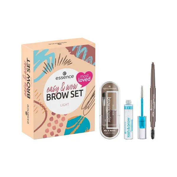 Setovi za šminkanje ESSENCE best-seller easy & wow light set za obrve