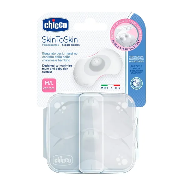 Silikonske bradavice CHICCO M/L 2kom