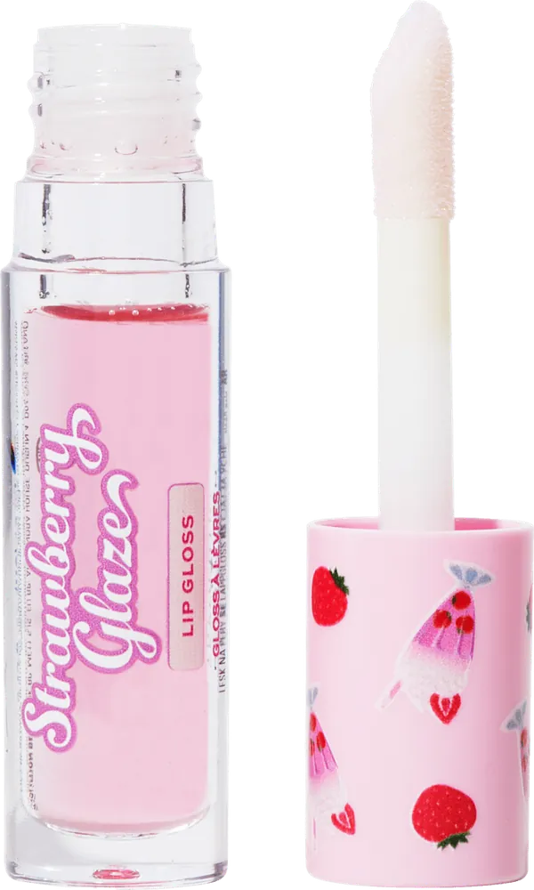Sjaj za usne REVOLUTION MAKE UP I Heart Revolution strawberry glaze the boys are waiting 3ml