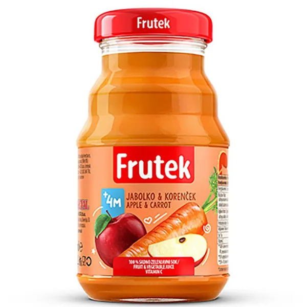 Sokovi za decu FRUTEK sok od šargarepe i jabuke 125 ml