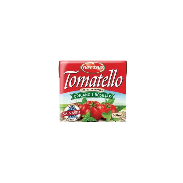 Sos od paradajza TOMATELLO origan i bosiljak 500g