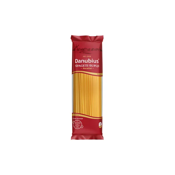 Špagete DANUBIUS šuplje 500g