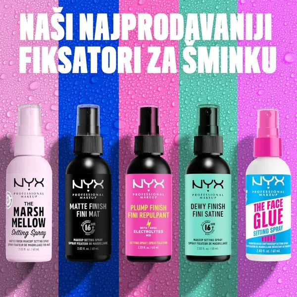 Sprej za fiksiranje šminke NYX PROFESSIONAL MAKEUP The Face Glue