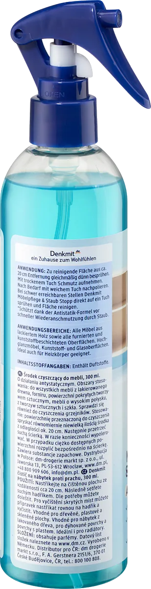 Sprej za nameštaj protiv prašine DENKMIT 300ml