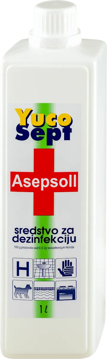 Sredstvo za dezinfekciju Asepsoll YUCO Sept 1l