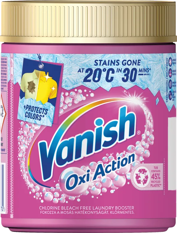 Sredstvo za odstranjivanje fleka VANISH oxi action pink 470g