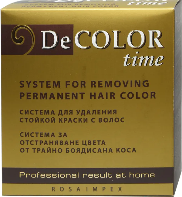 Sredstvo za uklanjanje farbe za kosu DECOLOR Time