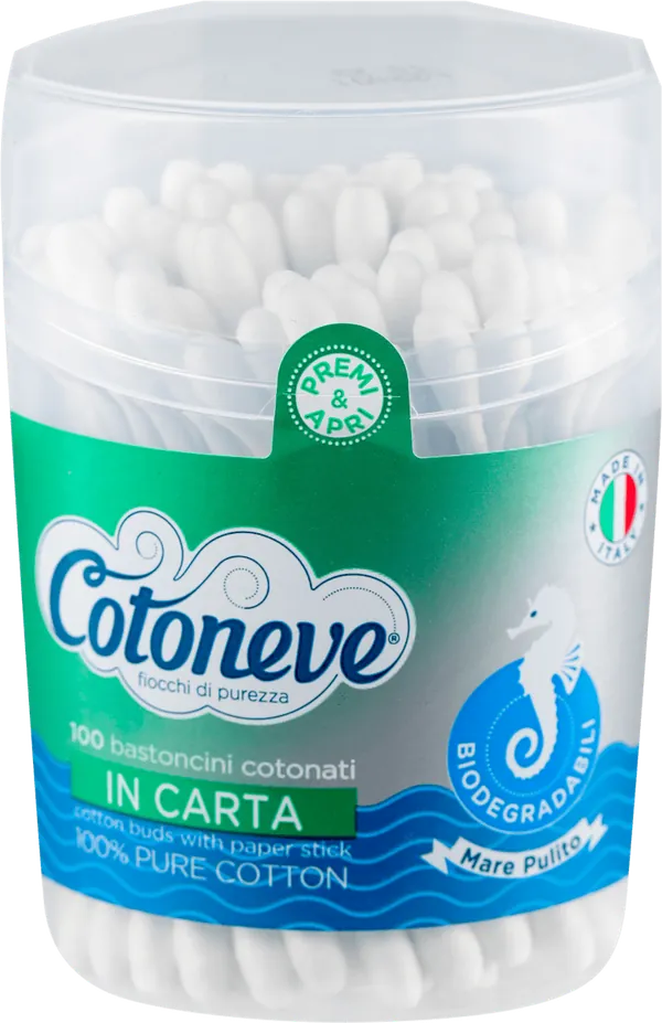 Štapići za uši COTONEVE biorazgradivi 100