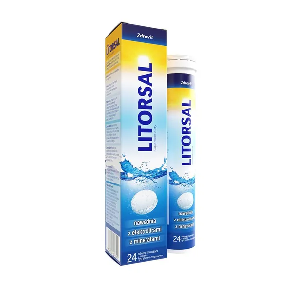Šumeći vitamini i minerali DR.THEISS Litorsal šumeće tablete 24 tablete