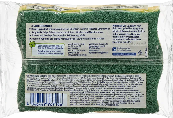 Sundjer PROFISSIMO za pranje posuđa 2kom
