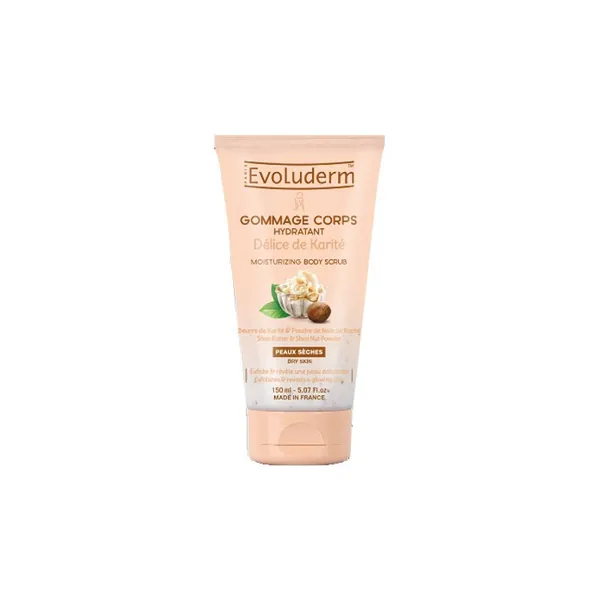 Sve za tuširanje EVOLUDERM delice de karite moisturiting body piling 150ml