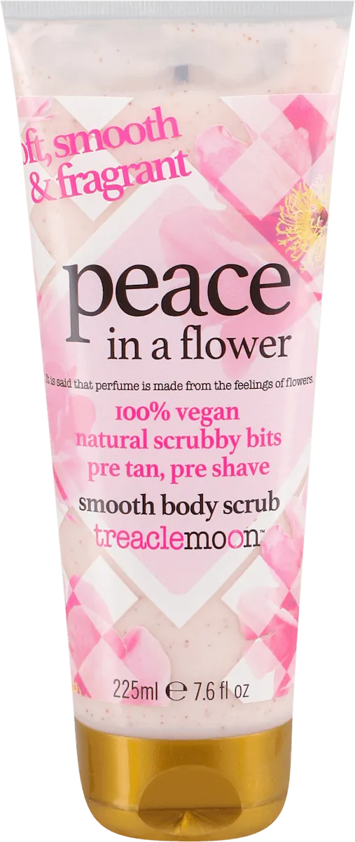 Sve za tuširanje TREACLEMOON Peace in a Flower piling za telo 225ml