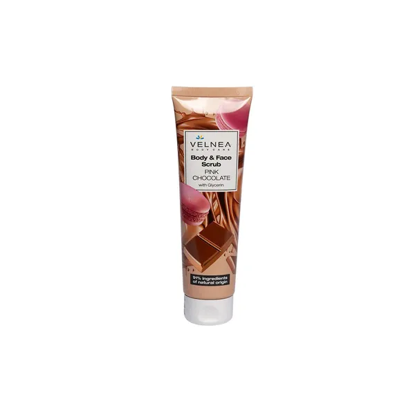 Sve za tuširanje VELNEA pink chocolate piling za telo 150ml