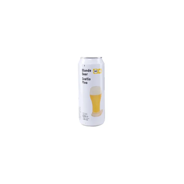 Svetlo pivo 365 limenka 0,5l