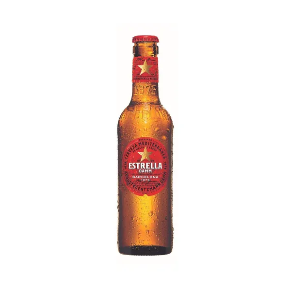 Svetlo pivo ESTRELLA Damm 0,33l