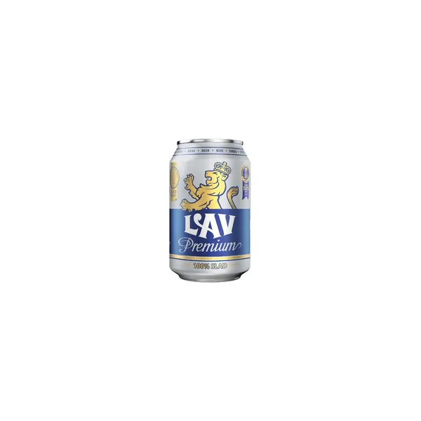 Svetlo pivo LAV Premium limenka 0,33l