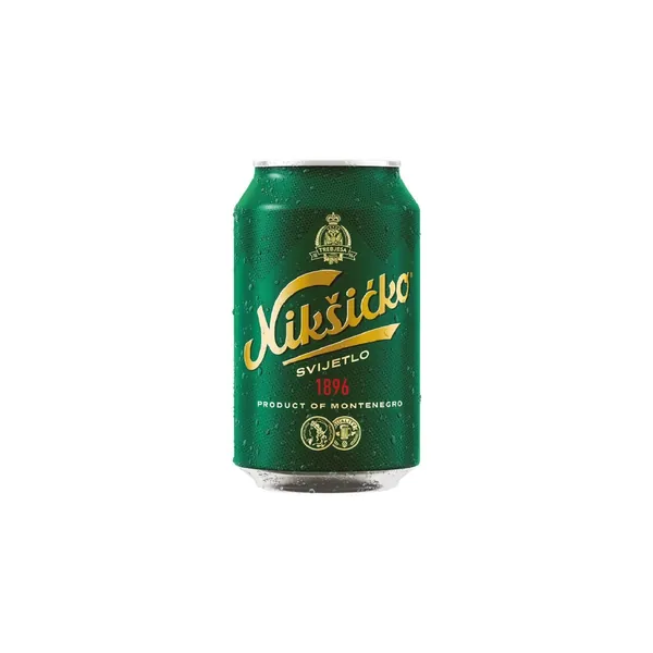 Svetlo pivo NIKŠIĆKO limenka 0,33l