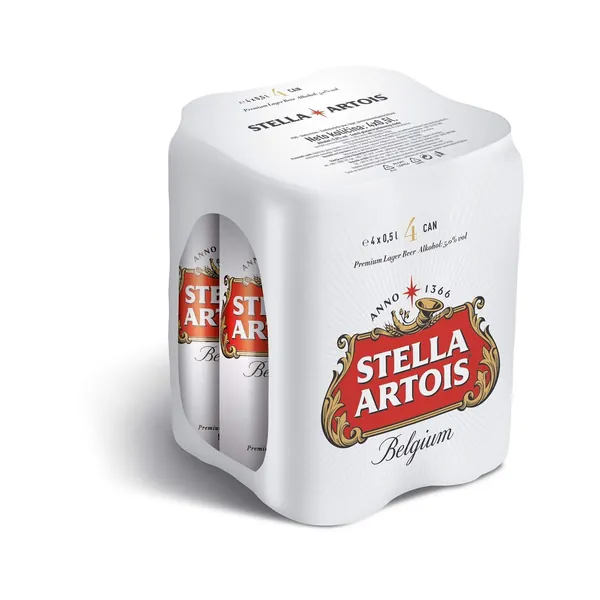 Svetlo pivo STELLA ARTOIS 4x0,5l