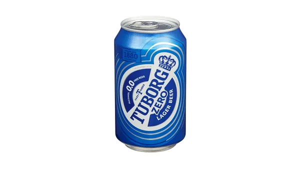 Svetlo pivo TUBORG Svetlo pivo 0% 330ml
