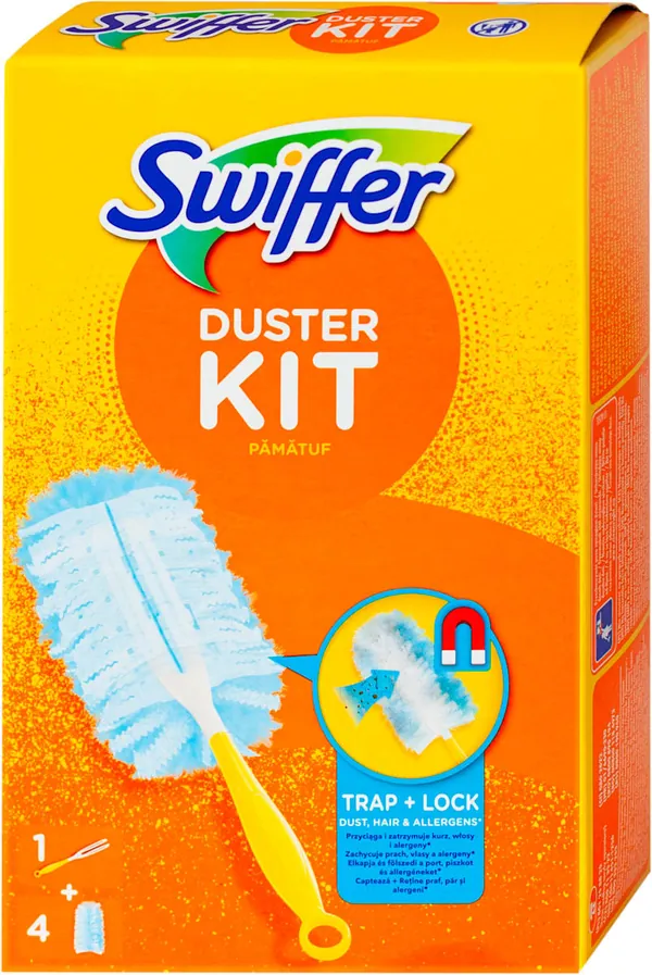 SWIFFER duster starter kit + dopune 4kom