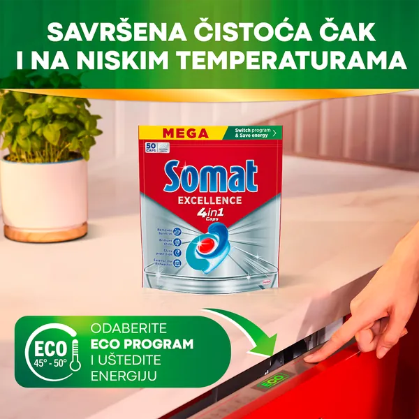 Tablete SOMAT Excellence 4in1 60kom