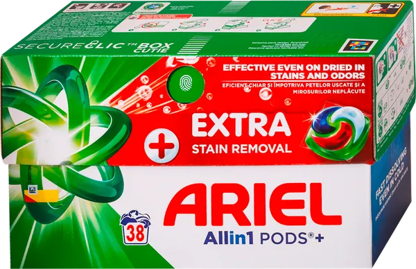 Tablete za pranje veša ARIEL PODS Extra clean 38kom