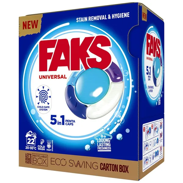 Tablete za pranje veša FAKS Universal 22kom