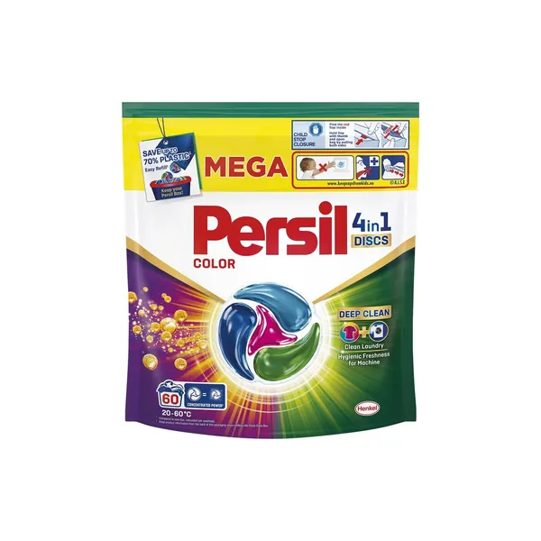 Tablete za pranje veša PERSIL DISCS Color 60kom