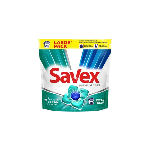 Tablete za pranje veša SAVEX Extra fresh 28kom