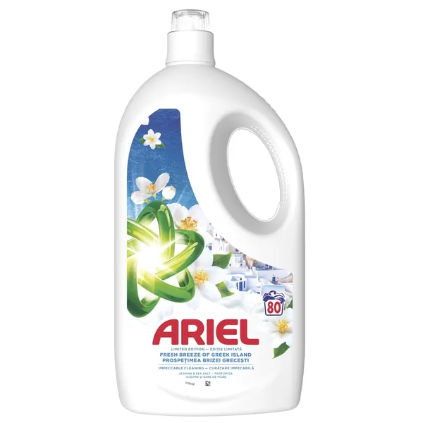 Tečni det.za pr.veša ARIEL Greek fresh breeze 80 pranja (3,6l)