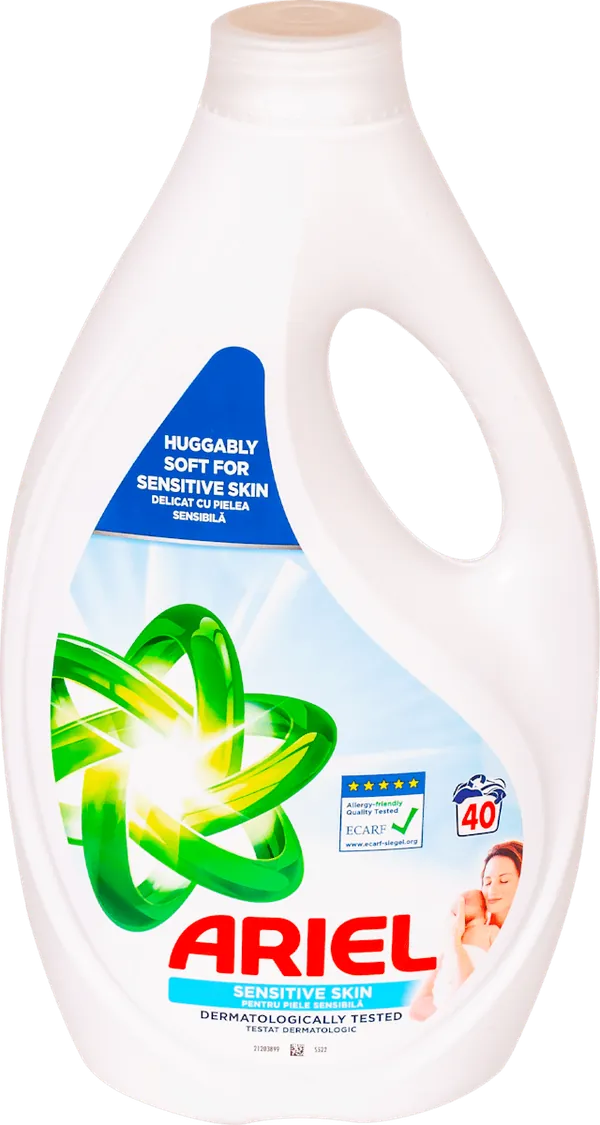 Tečni det.za pr.veša ARIEL Sensitive skin 40 pranja (1,8l)