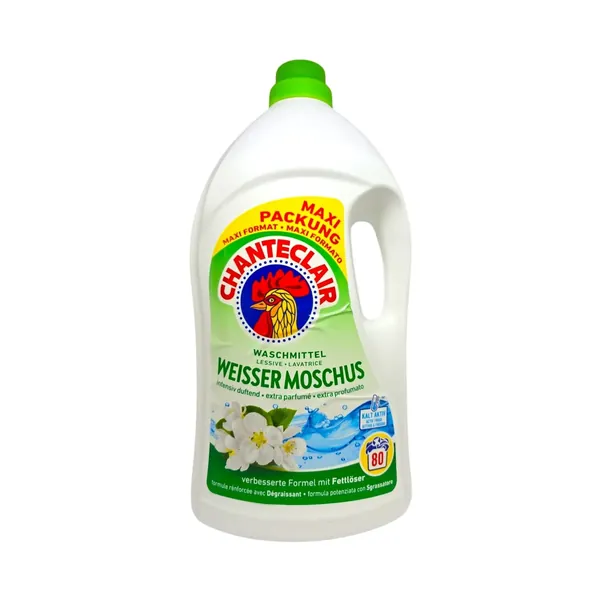 Tečni det.za pr.veša CHANTE CLAIR beli mošus 80 pranja (3,6l)