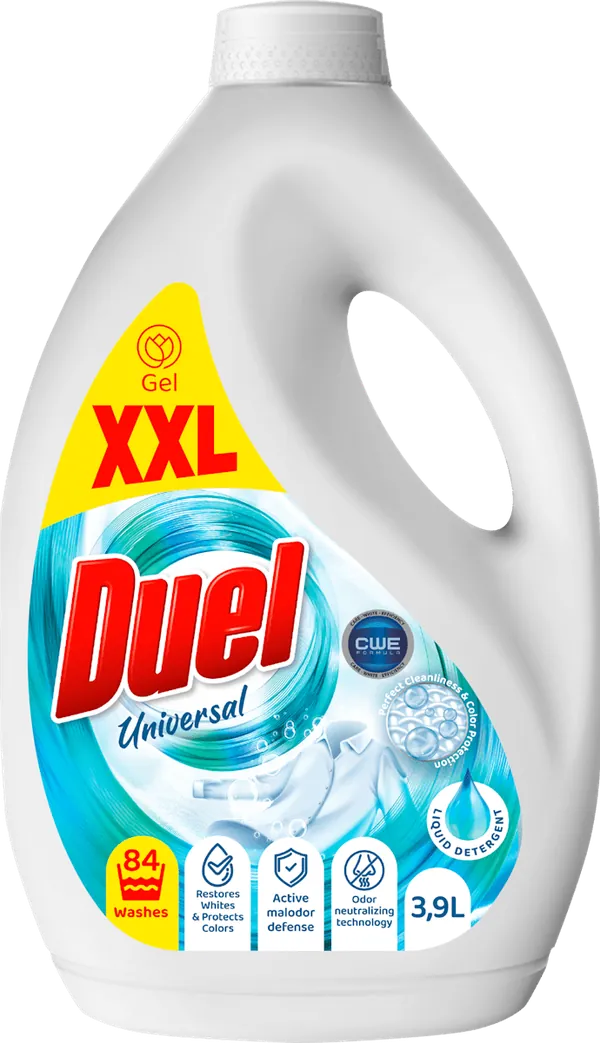 Tečni det.za pr.veša DUEL Universal 84 pranja (3,9l)