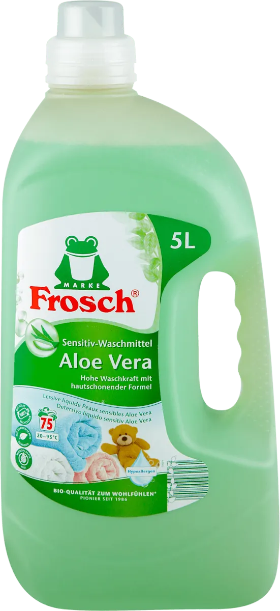 Tečni det.za pr. Veša FROSCH aloe vera 5l