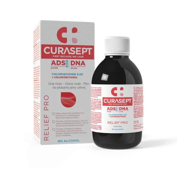 Tečnost za ispiranje usta CURASEPT ADS RELIEF PRO 200ml