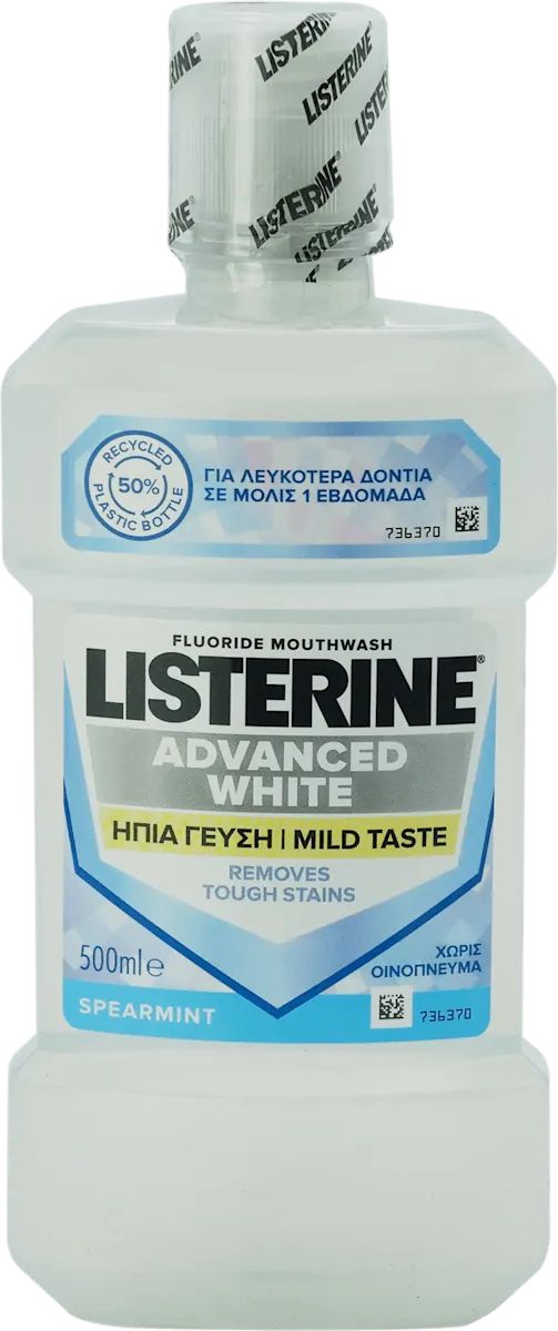 Tečnost za ispiranje usta LISTERINE Advanced White 500 ml