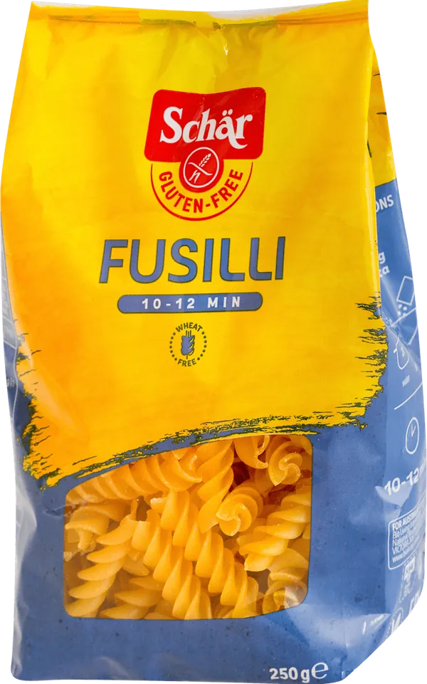 Testenine Fusilli SCHAR bez glutena 250g