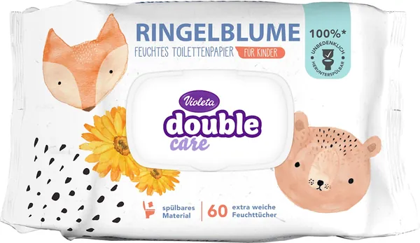 Toalet papir za decu VIOLETA vlažni 60kom