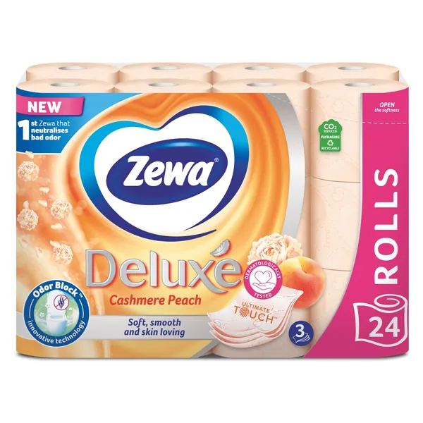 Toalet papir ZEWA deluxe peach 3sloja 24kom