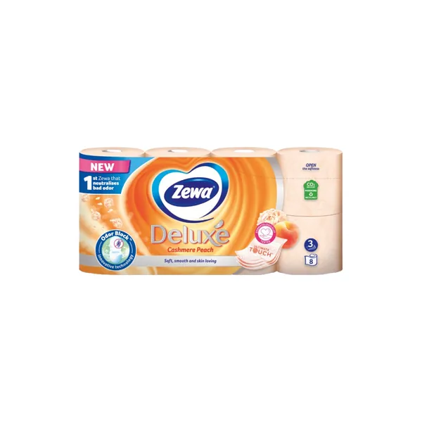 Toalet papir ZEWA deluxe peach 3sloja 8kom